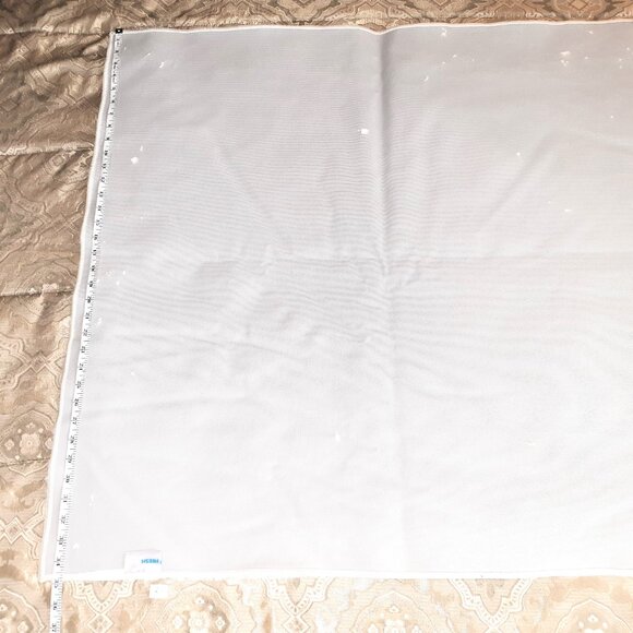 FRESH HOME - SOFT WHITE FUR 36 X 35 AREA - BATHROOM RUG - OR OTHER USES ITEM 2 - Picture 6 of 16